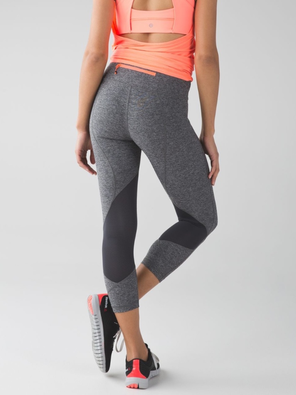 lululemon Pace Rival Crop Woman's Gray Size 10